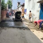 दुर्ग में सीमेंट सड़क निर्माण में गड़बड़ी पर महापौर ने लगाई फटकार
