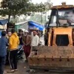 राजनांदगांव में गाय का कटा सिर मिलने पर आरोपी की दुकान पर चला बुलडोजर