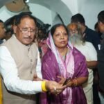 मुख्यमंत्री  विष्णु देव साय ने शिवरीनारायण में भगवान नर-नारायण के किए दर्शन, प्रदेशवासियों की सुख-समृद्धि और खुशहाली की कामना